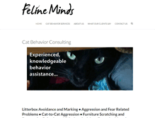 Tablet Screenshot of felineminds.com